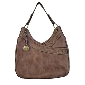 Womens SIMPLY NOELLE Large Oversized Faux Leather Crossbody Purse Shoulder Bag